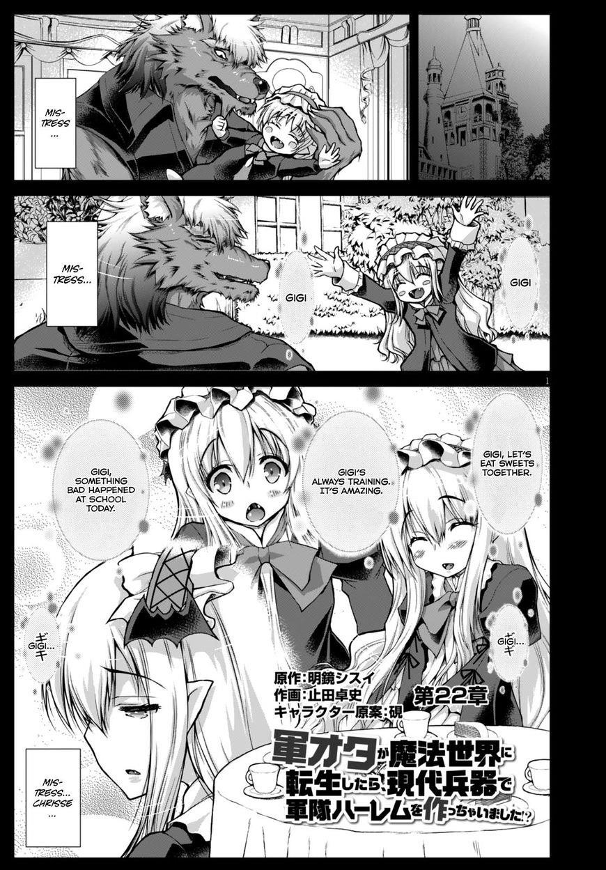 Gunota Ga Mahou Sekai Ni Tensei Shitara, Gendai Heiki De Guntai Harem O Tsukucchaimashita!? Chapter 22 - Page 3