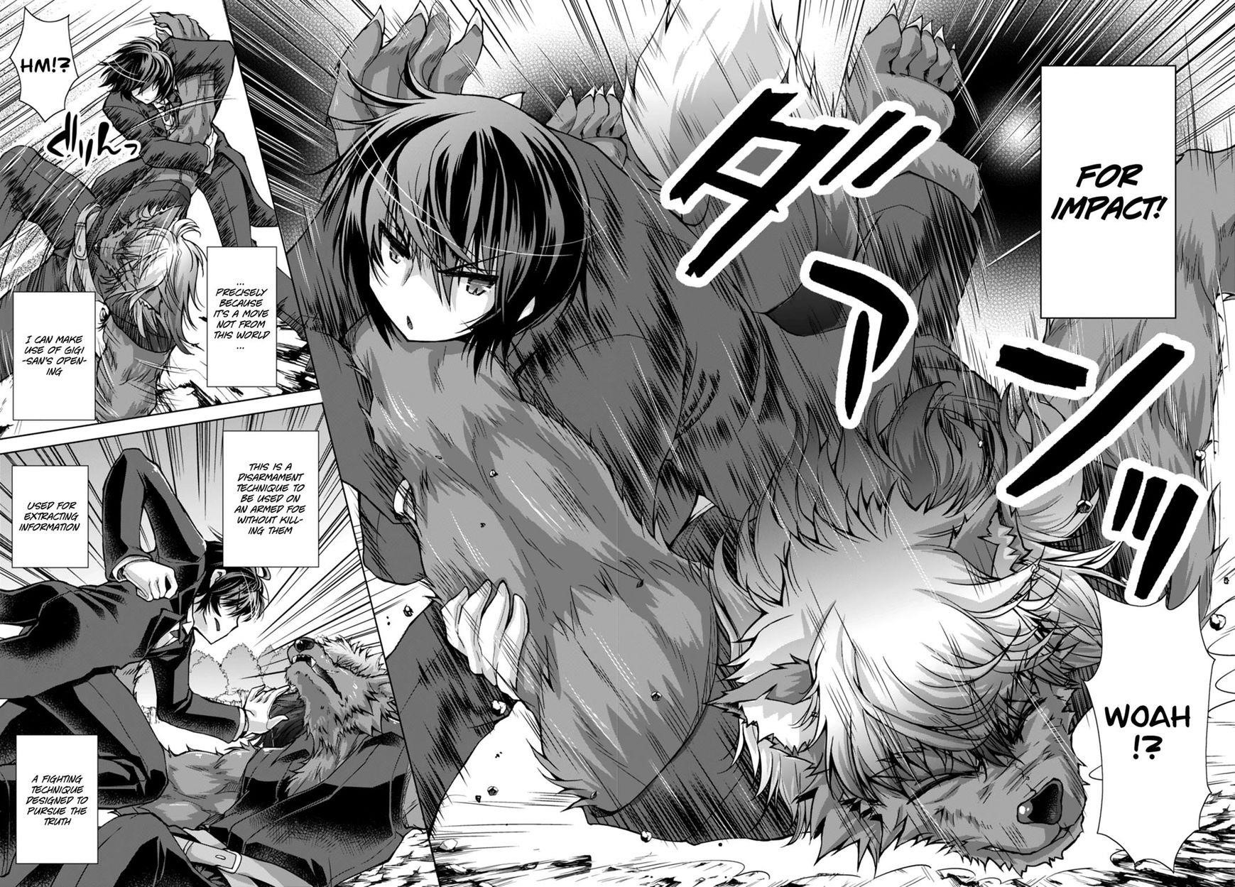 Gunota Ga Mahou Sekai Ni Tensei Shitara, Gendai Heiki De Guntai Harem O Tsukucchaimashita!? Chapter 25 - Page 34