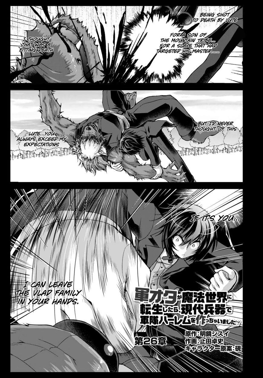 Gunota Ga Mahou Sekai Ni Tensei Shitara, Gendai Heiki De Guntai Harem O Tsukucchaimashita!? Chapter 26 - Page 1