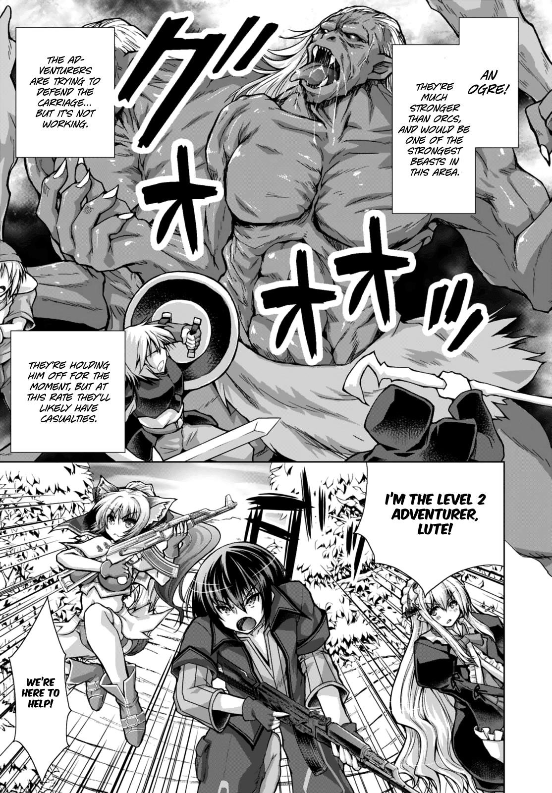 Gunota Ga Mahou Sekai Ni Tensei Shitara, Gendai Heiki De Guntai Harem O Tsukucchaimashita!? Chapter 27 - Page 24