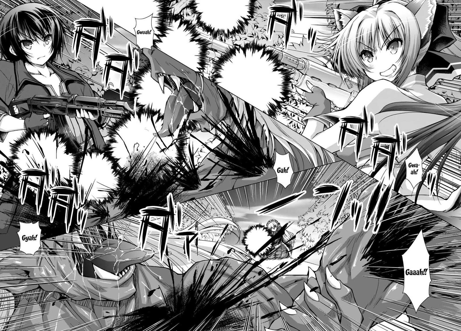 Gunota Ga Mahou Sekai Ni Tensei Shitara, Gendai Heiki De Guntai Harem O Tsukucchaimashita!? Chapter 27 - Page 25