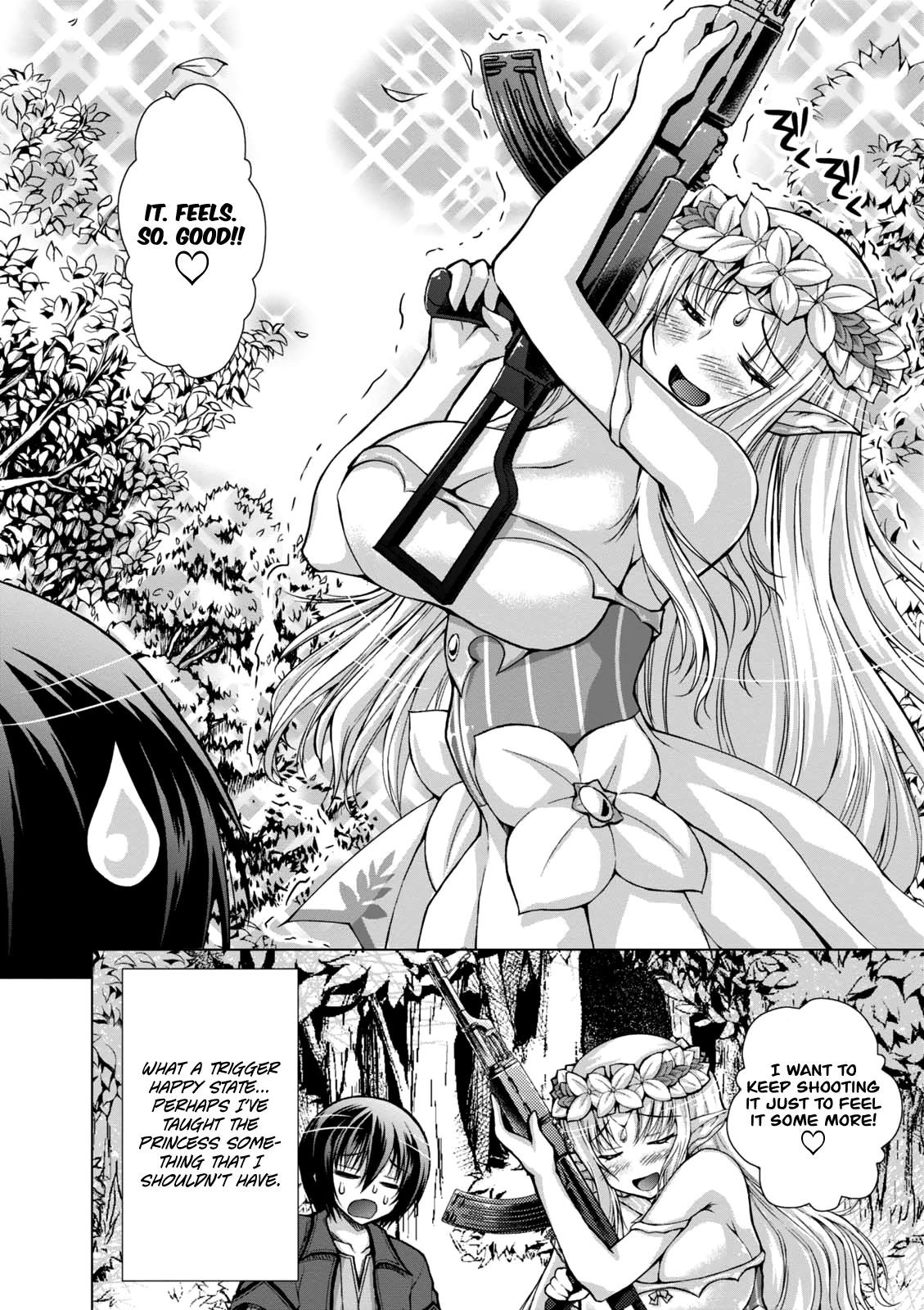 Gunota Ga Mahou Sekai Ni Tensei Shitara, Gendai Heiki De Guntai Harem O Tsukucchaimashita!? Chapter 31 - Page 2