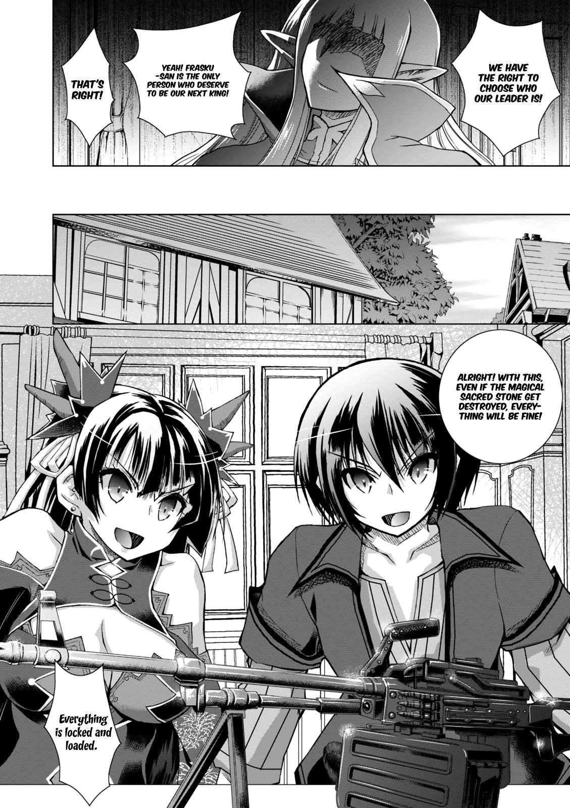 Gunota Ga Mahou Sekai Ni Tensei Shitara, Gendai Heiki De Guntai Harem O Tsukucchaimashita!? Chapter 33 - Page 2