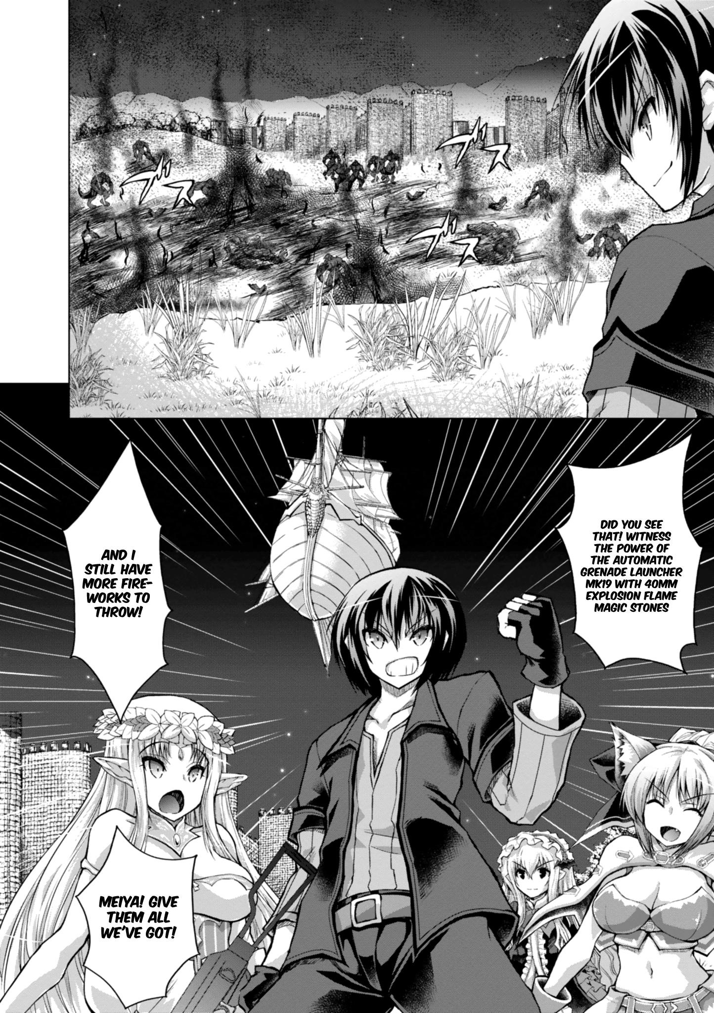 Gunota Ga Mahou Sekai Ni Tensei Shitara, Gendai Heiki De Guntai Harem O Tsukucchaimashita!? Chapter 40 - Page 17