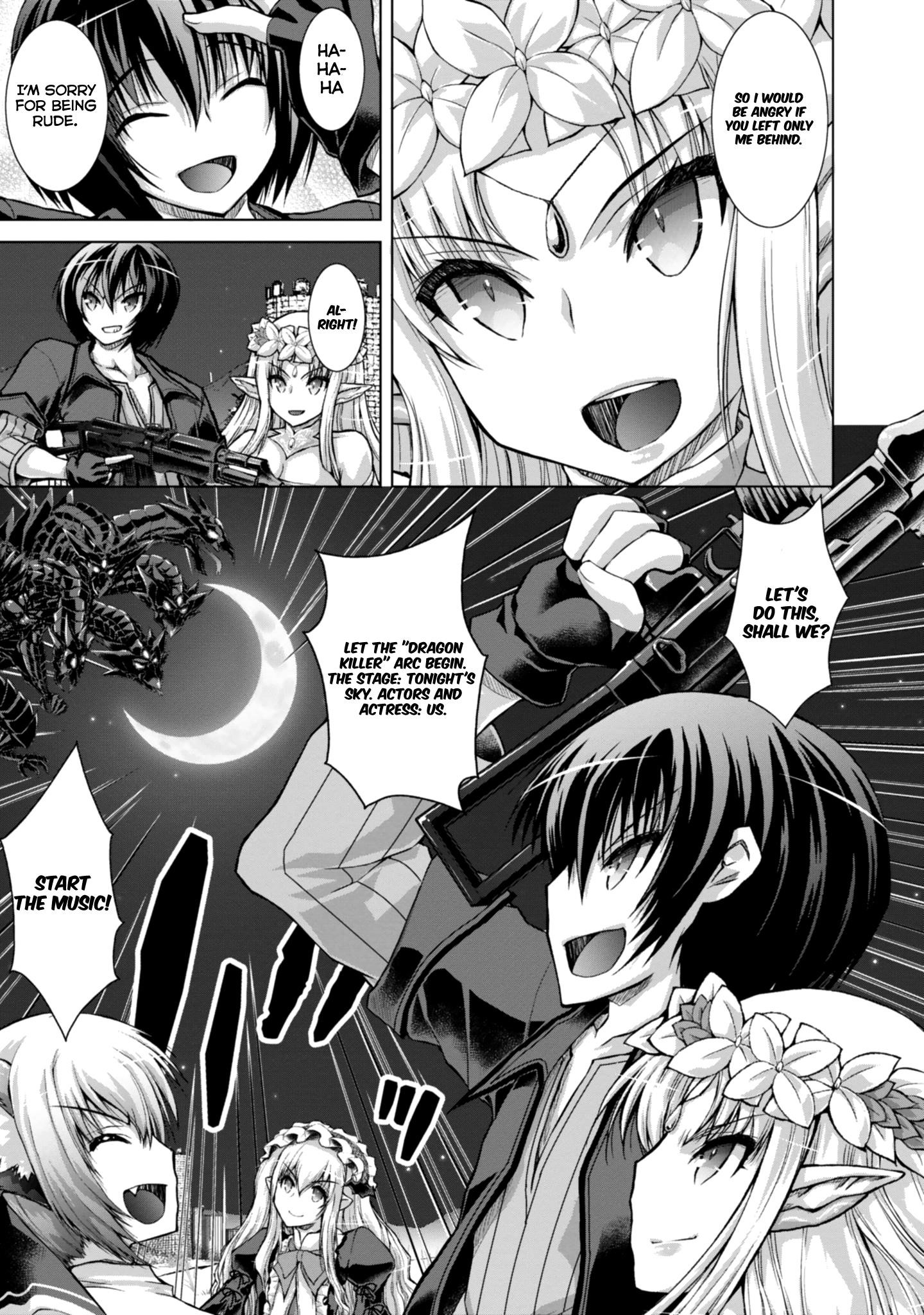 Gunota Ga Mahou Sekai Ni Tensei Shitara, Gendai Heiki De Guntai Harem O Tsukucchaimashita!? Chapter 40 - Page 22