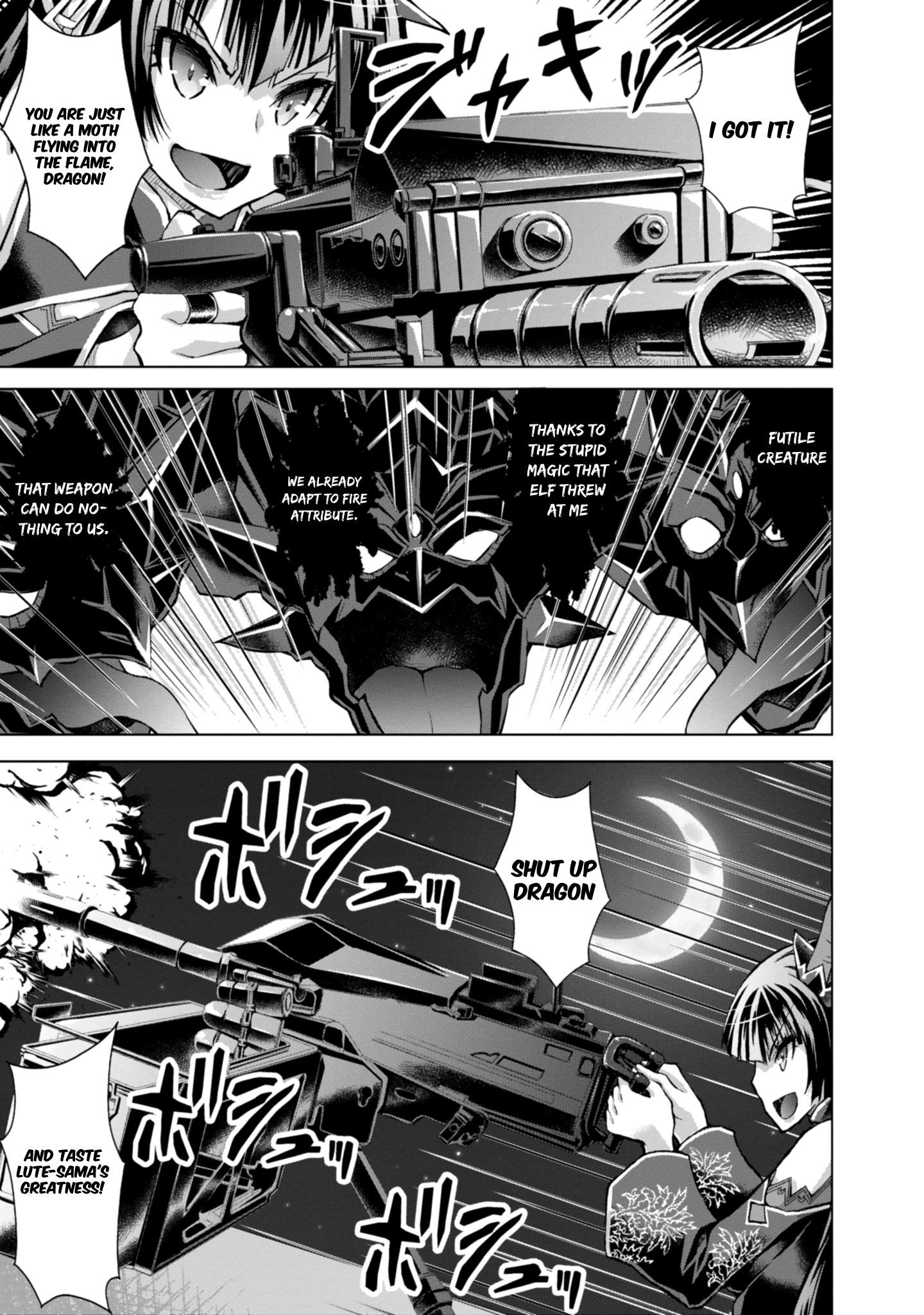 Gunota Ga Mahou Sekai Ni Tensei Shitara, Gendai Heiki De Guntai Harem O Tsukucchaimashita!? Chapter 40 - Page 24