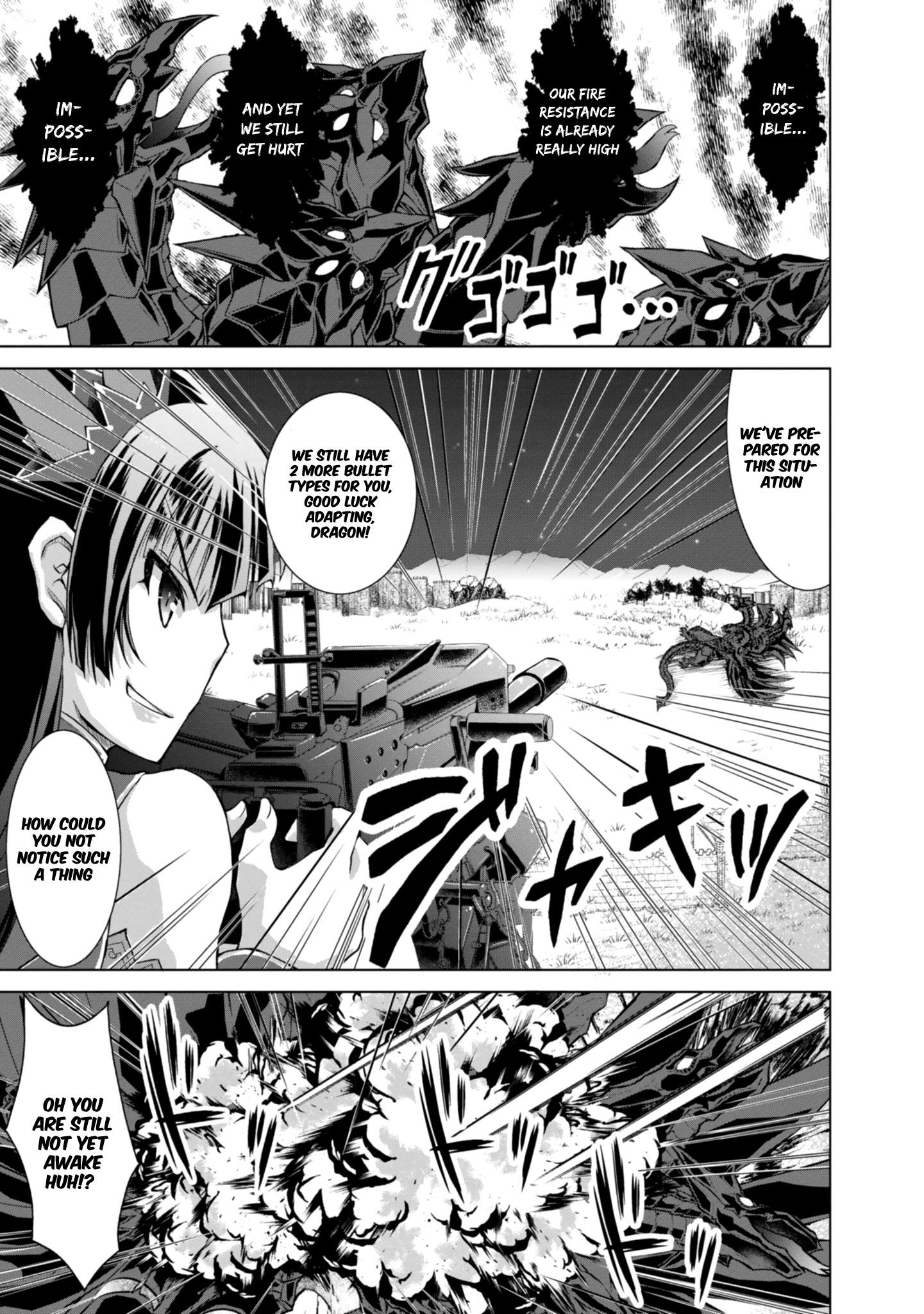 Gunota Ga Mahou Sekai Ni Tensei Shitara, Gendai Heiki De Guntai Harem O Tsukucchaimashita!? Chapter 40 - Page 26