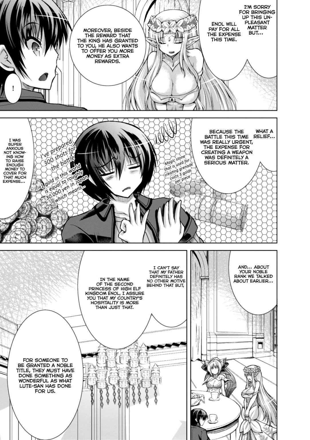 Gunota Ga Mahou Sekai Ni Tensei Shitara, Gendai Heiki De Guntai Harem O Tsukucchaimashita!? Chapter 43 - Page 13