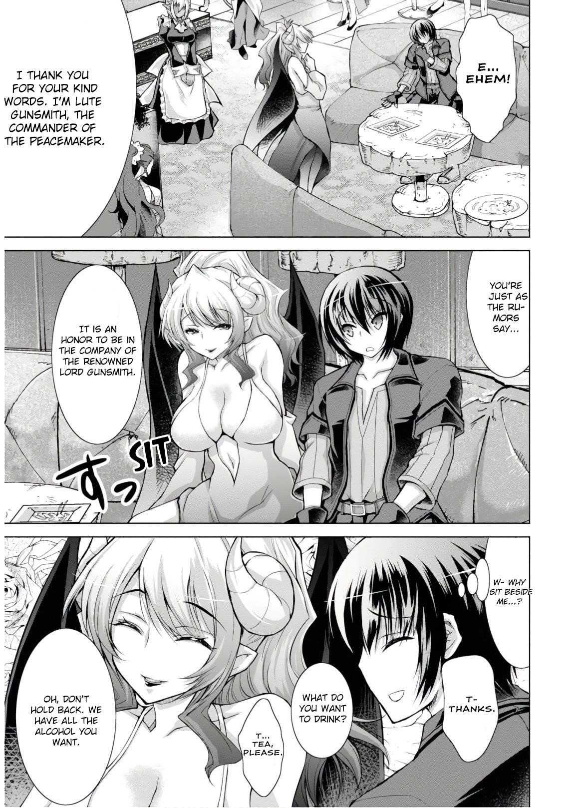 Gunota Ga Mahou Sekai Ni Tensei Shitara, Gendai Heiki De Guntai Harem O Tsukucchaimashita!? Chapter 50 - Page 13
