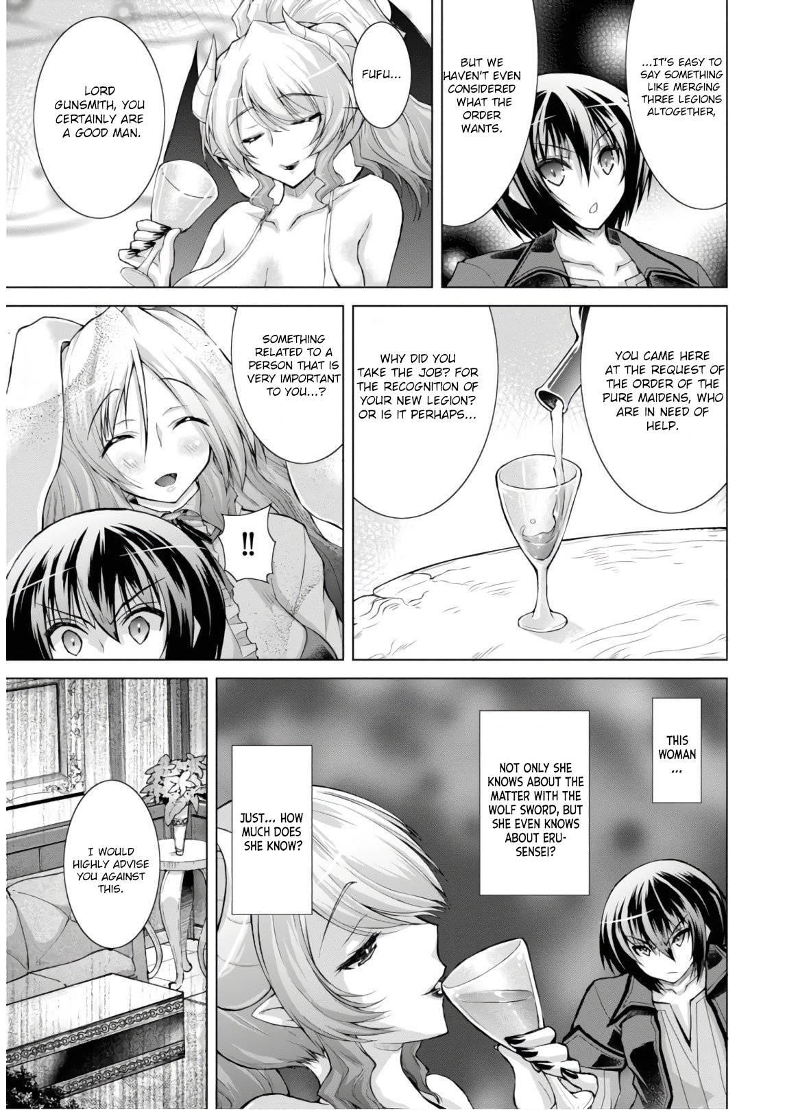Gunota Ga Mahou Sekai Ni Tensei Shitara, Gendai Heiki De Guntai Harem O Tsukucchaimashita!? Chapter 50 - Page 17