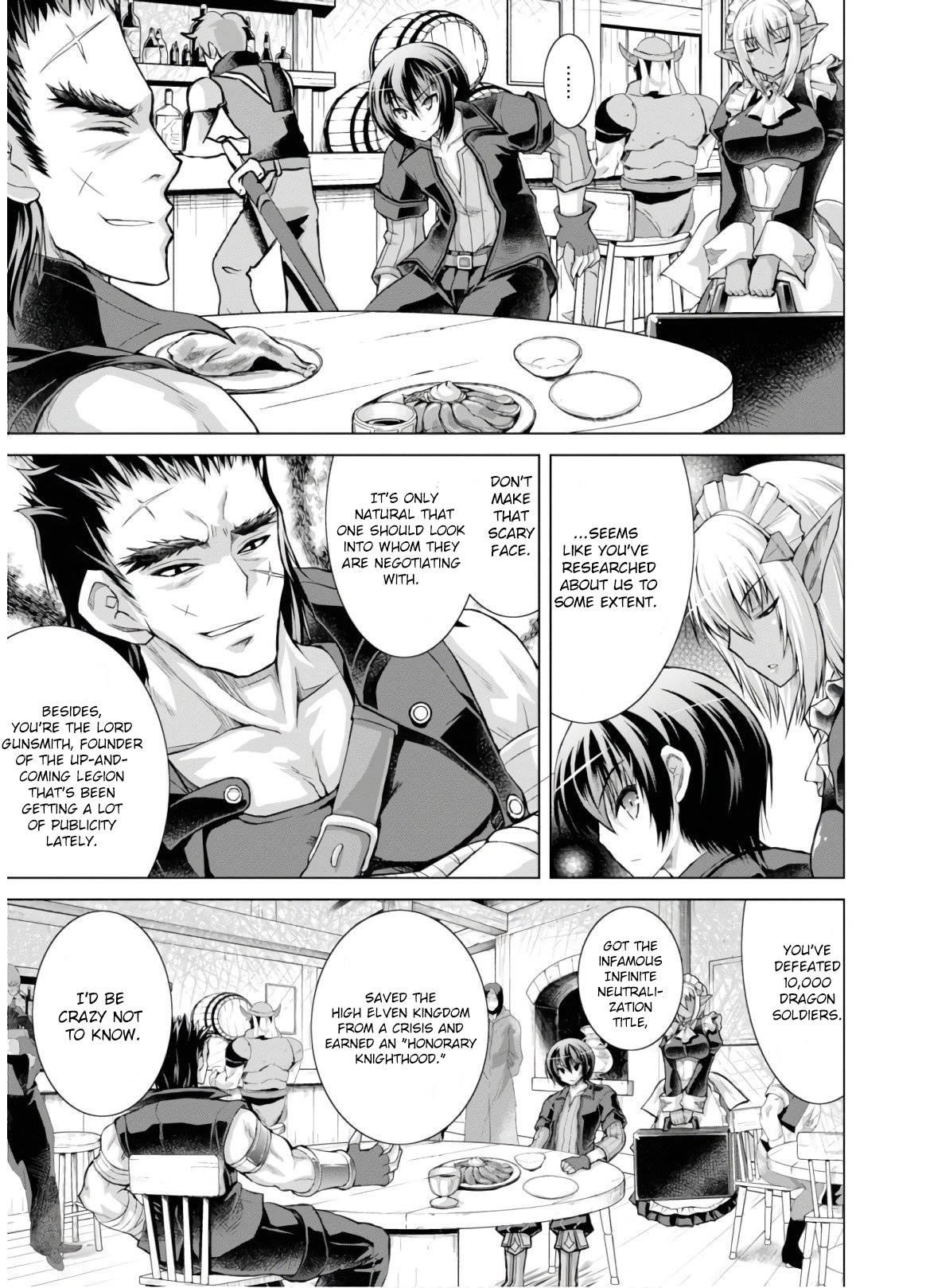 Gunota Ga Mahou Sekai Ni Tensei Shitara, Gendai Heiki De Guntai Harem O Tsukucchaimashita!? Chapter 50 - Page 7