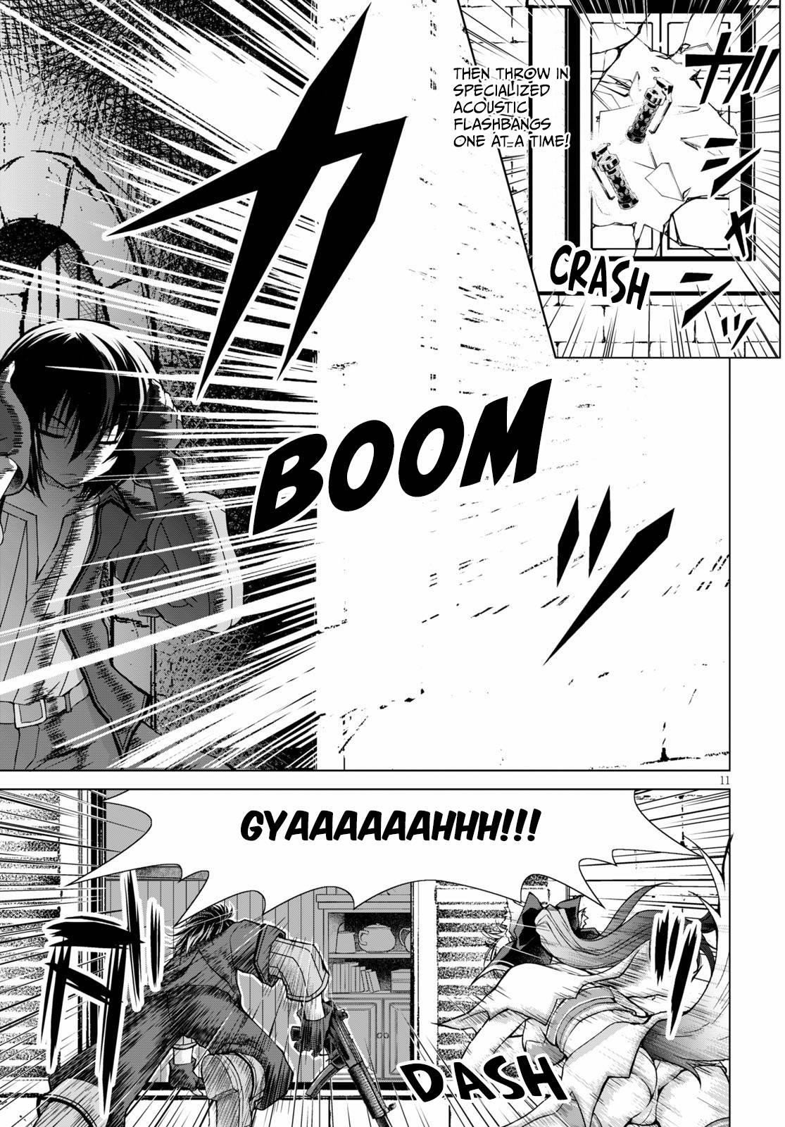 Gunota Ga Mahou Sekai Ni Tensei Shitara, Gendai Heiki De Guntai Harem O Tsukucchaimashita!? Chapter 55 - Page 11