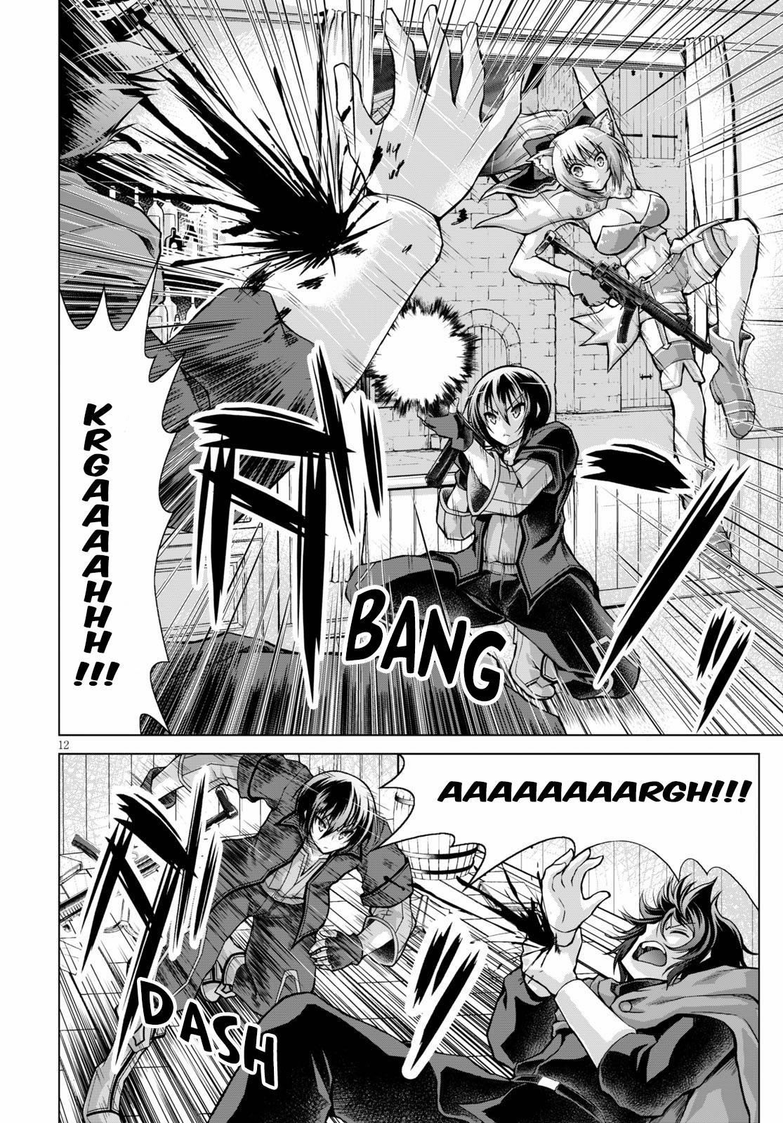 Gunota Ga Mahou Sekai Ni Tensei Shitara, Gendai Heiki De Guntai Harem O Tsukucchaimashita!? Chapter 55 - Page 12