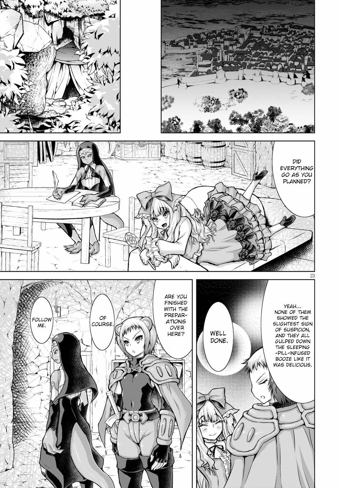 Gunota Ga Mahou Sekai Ni Tensei Shitara, Gendai Heiki De Guntai Harem O Tsukucchaimashita!? Chapter 55 - Page 23