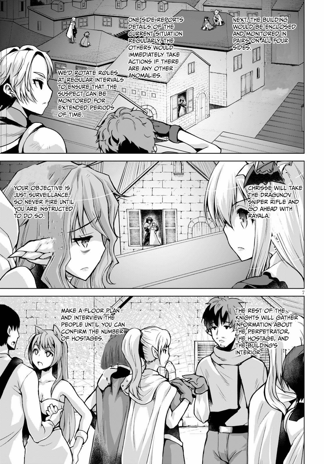 Gunota Ga Mahou Sekai Ni Tensei Shitara, Gendai Heiki De Guntai Harem O Tsukucchaimashita!? Chapter 55 - Page 7