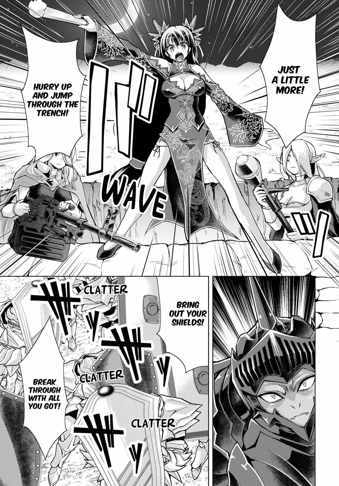 Gunota Ga Mahou Sekai Ni Tensei Shitara, Gendai Heiki De Guntai Harem O Tsukucchaimashita!? Chapter 56 - Page 25