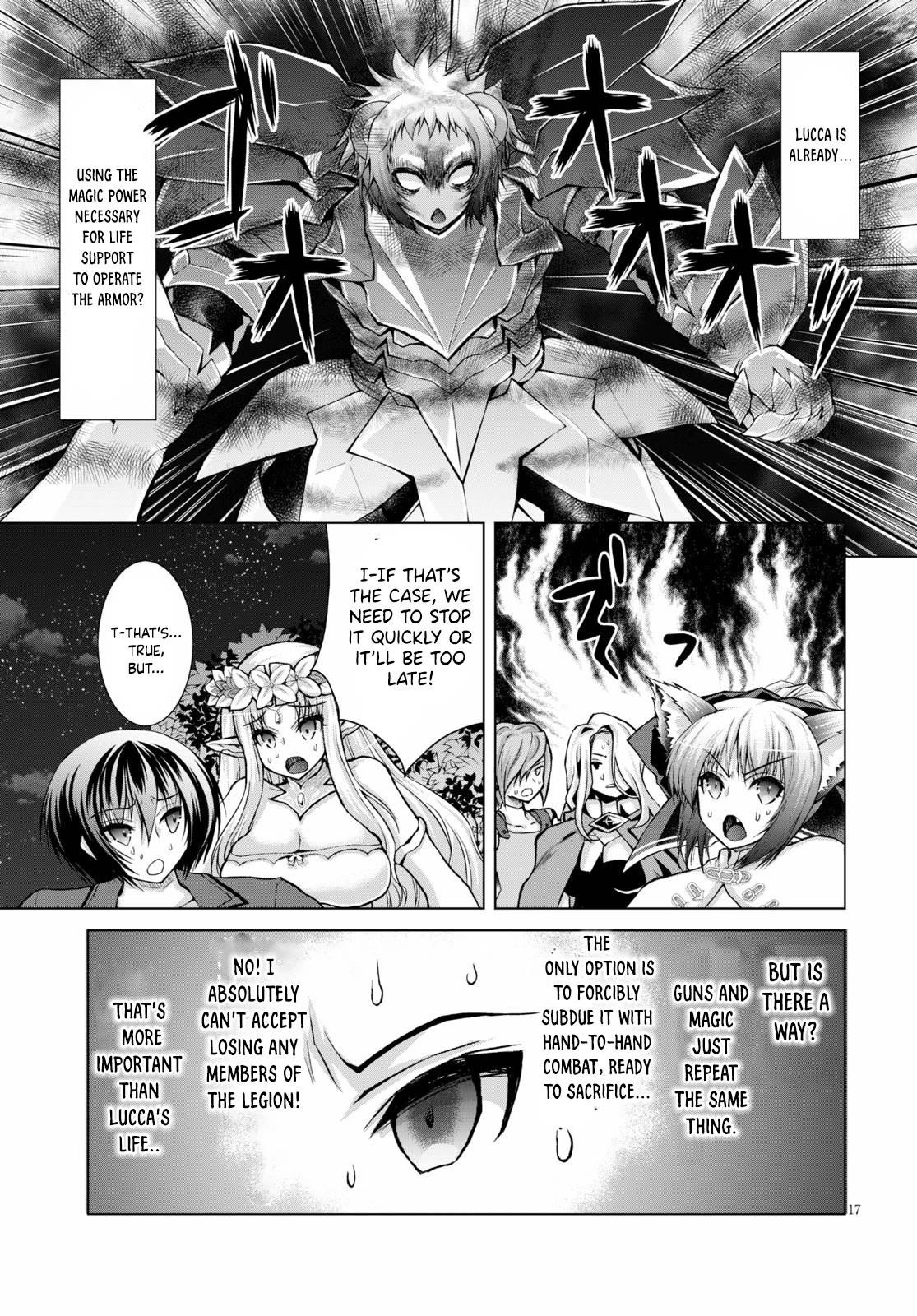Gunota Ga Mahou Sekai Ni Tensei Shitara, Gendai Heiki De Guntai Harem O Tsukucchaimashita!? Chapter 59 - Page 17