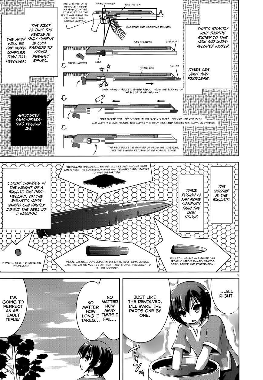 Gunota Ga Mahou Sekai Ni Tensei Shitara, Gendai Heiki De Guntai Harem O Tsukucchaimashita!? Chapter 6 - Page 11