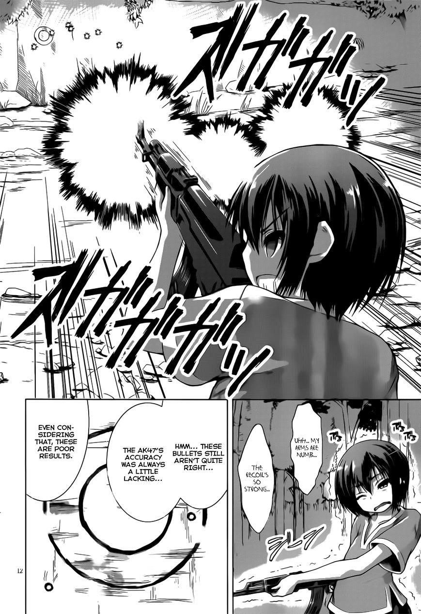 Gunota Ga Mahou Sekai Ni Tensei Shitara, Gendai Heiki De Guntai Harem O Tsukucchaimashita!? Chapter 6 - Page 14