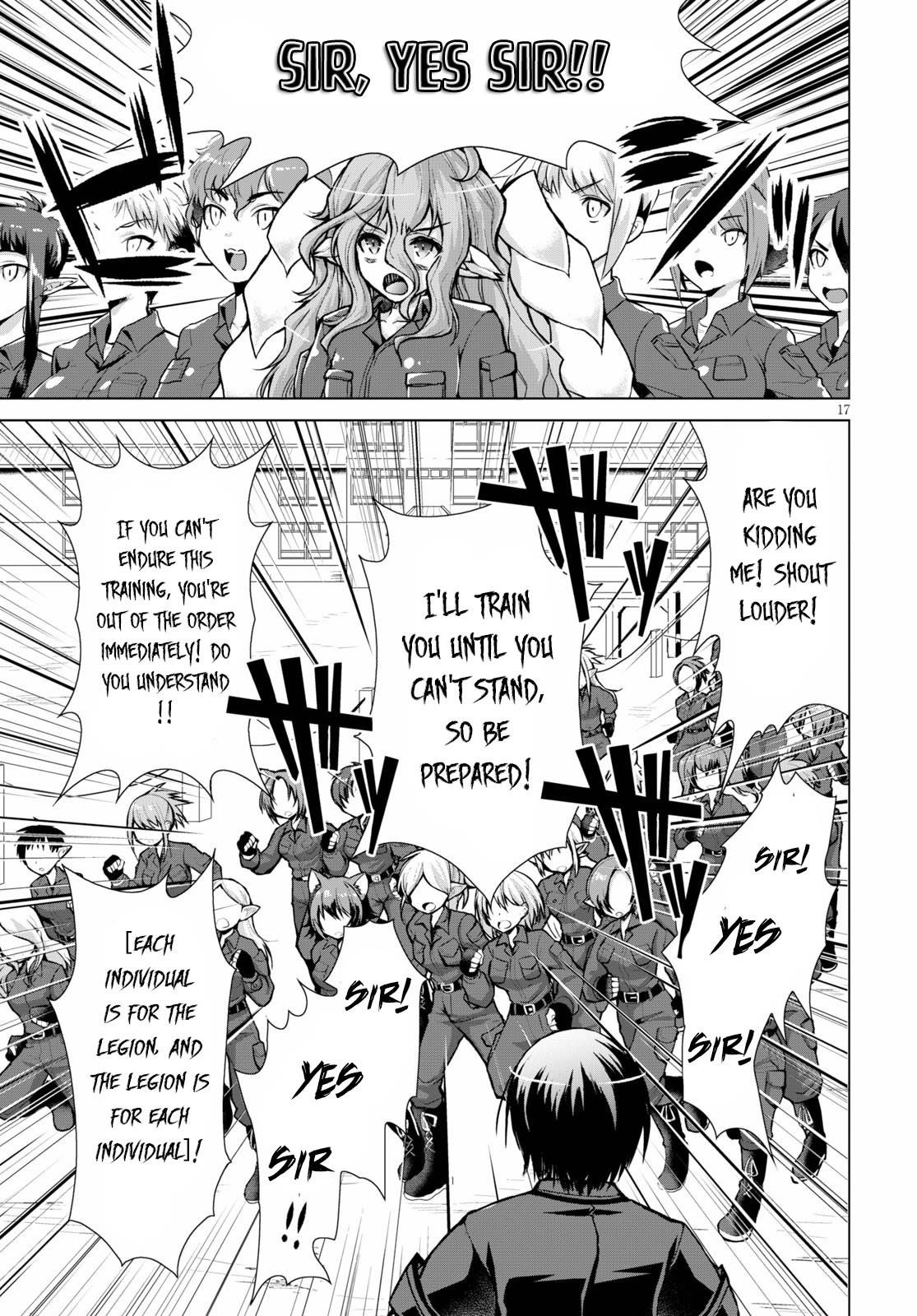 Gunota Ga Mahou Sekai Ni Tensei Shitara, Gendai Heiki De Guntai Harem O Tsukucchaimashita!? Chapter 60 - Page 17