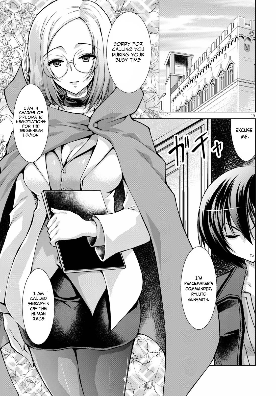 Gunota Ga Mahou Sekai Ni Tensei Shitara, Gendai Heiki De Guntai Harem O Tsukucchaimashita!? Chapter 60 - Page 19