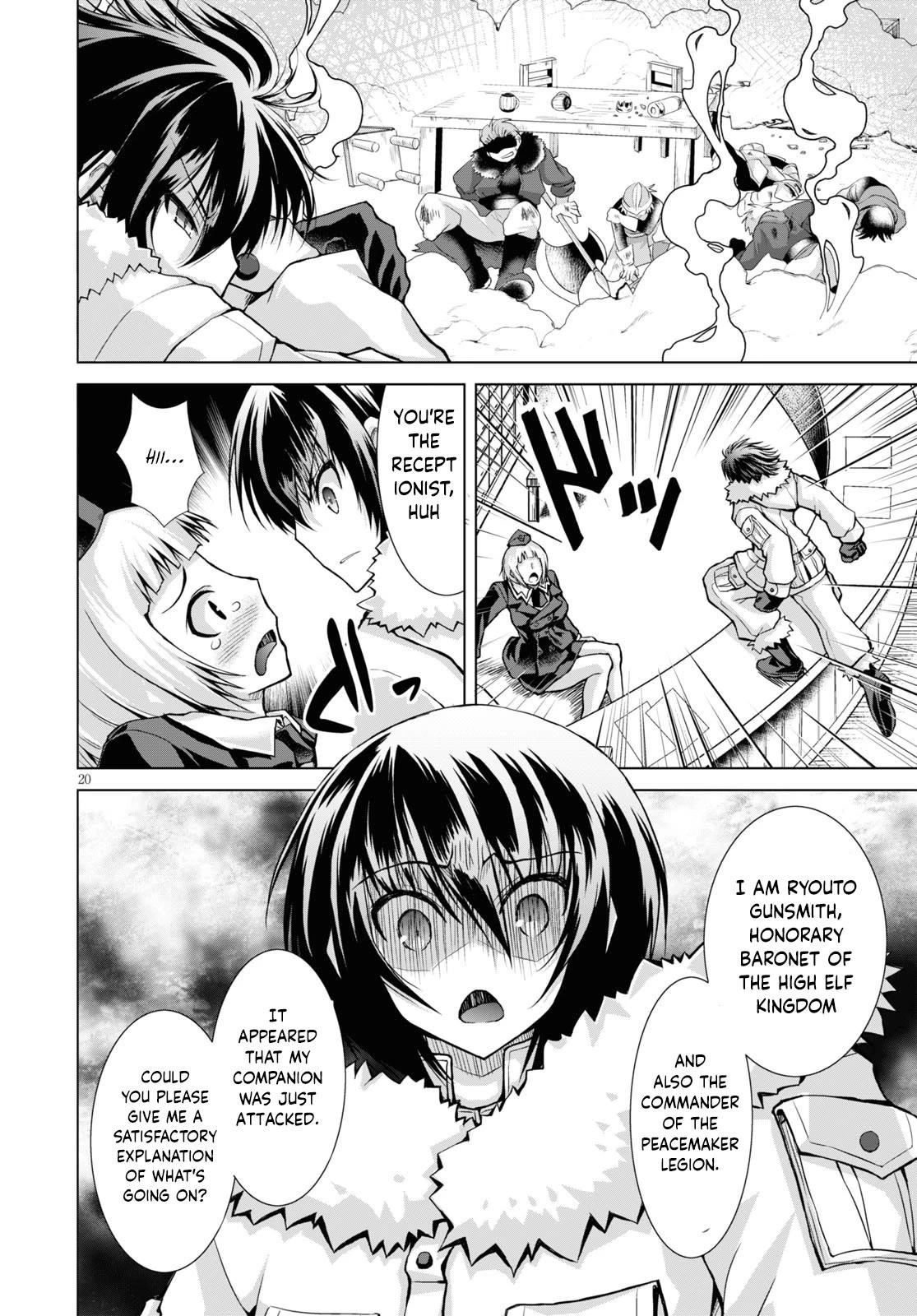 Gunota Ga Mahou Sekai Ni Tensei Shitara, Gendai Heiki De Guntai Harem O Tsukucchaimashita!? Chapter 61 - Page 20