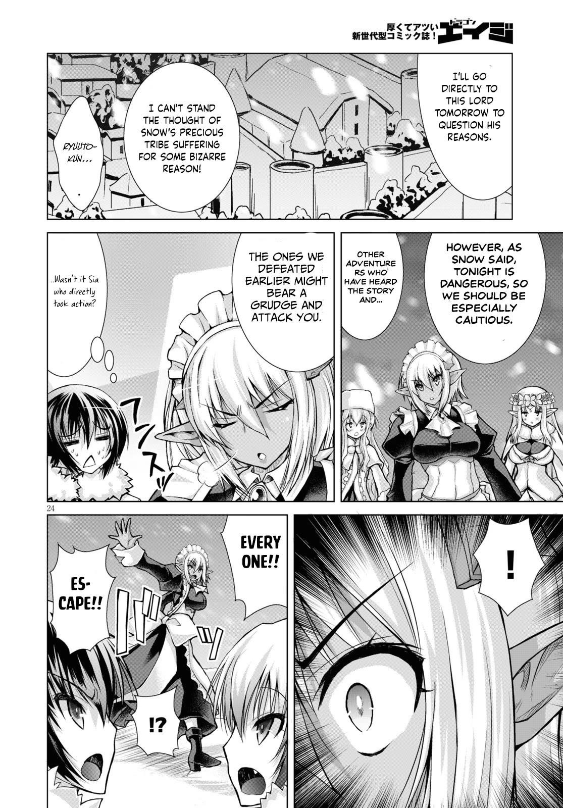 Gunota Ga Mahou Sekai Ni Tensei Shitara, Gendai Heiki De Guntai Harem O Tsukucchaimashita!? Chapter 61 - Page 24