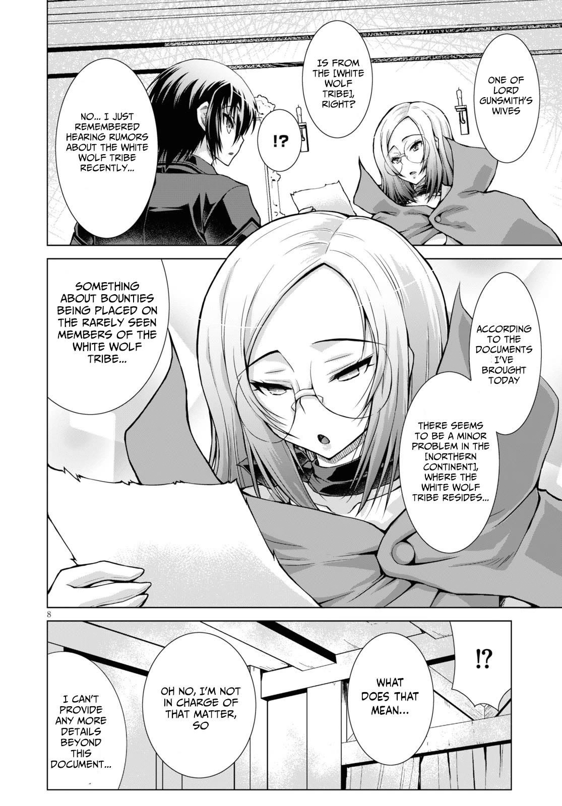 Gunota Ga Mahou Sekai Ni Tensei Shitara, Gendai Heiki De Guntai Harem O Tsukucchaimashita!? Chapter 61 - Page 8