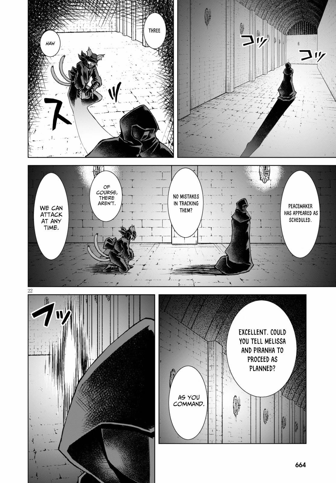 Gunota Ga Mahou Sekai Ni Tensei Shitara, Gendai Heiki De Guntai Harem O Tsukucchaimashita!? Chapter 62 - Page 22