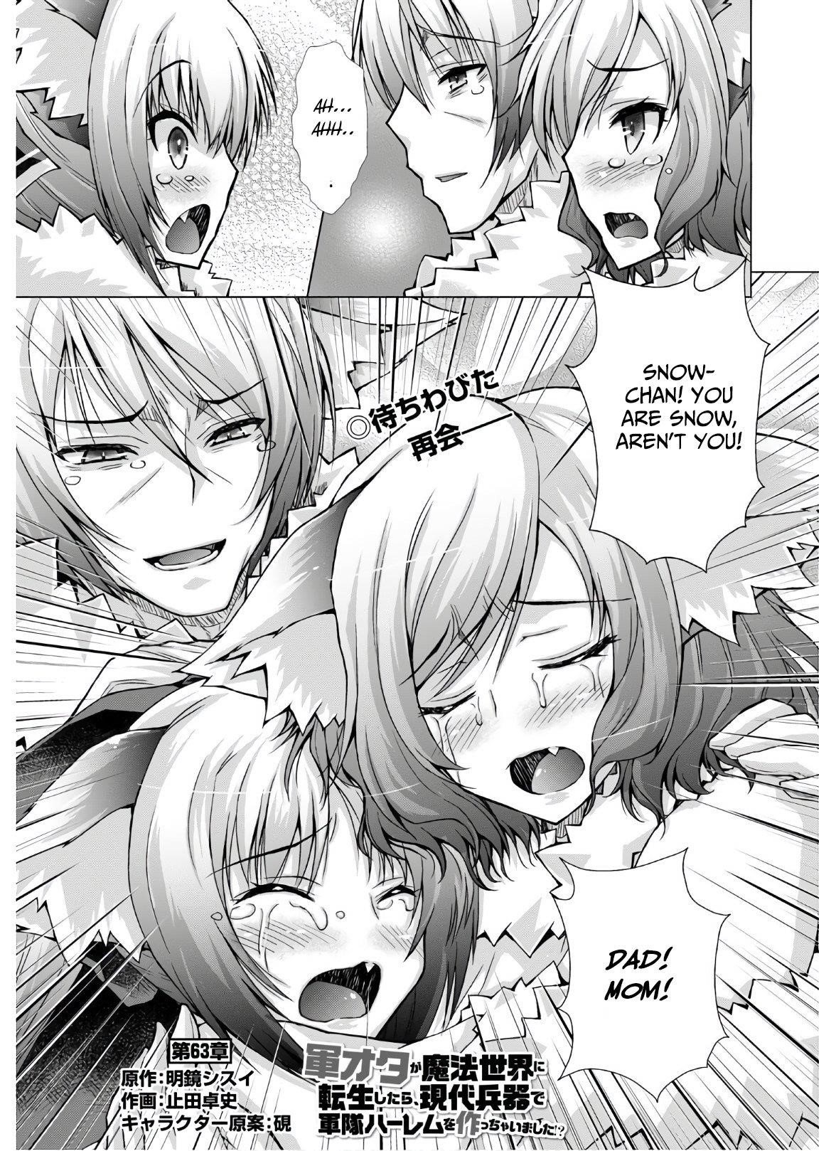 Gunota Ga Mahou Sekai Ni Tensei Shitara, Gendai Heiki De Guntai Harem O Tsukucchaimashita!? Chapter 63 - Page 1