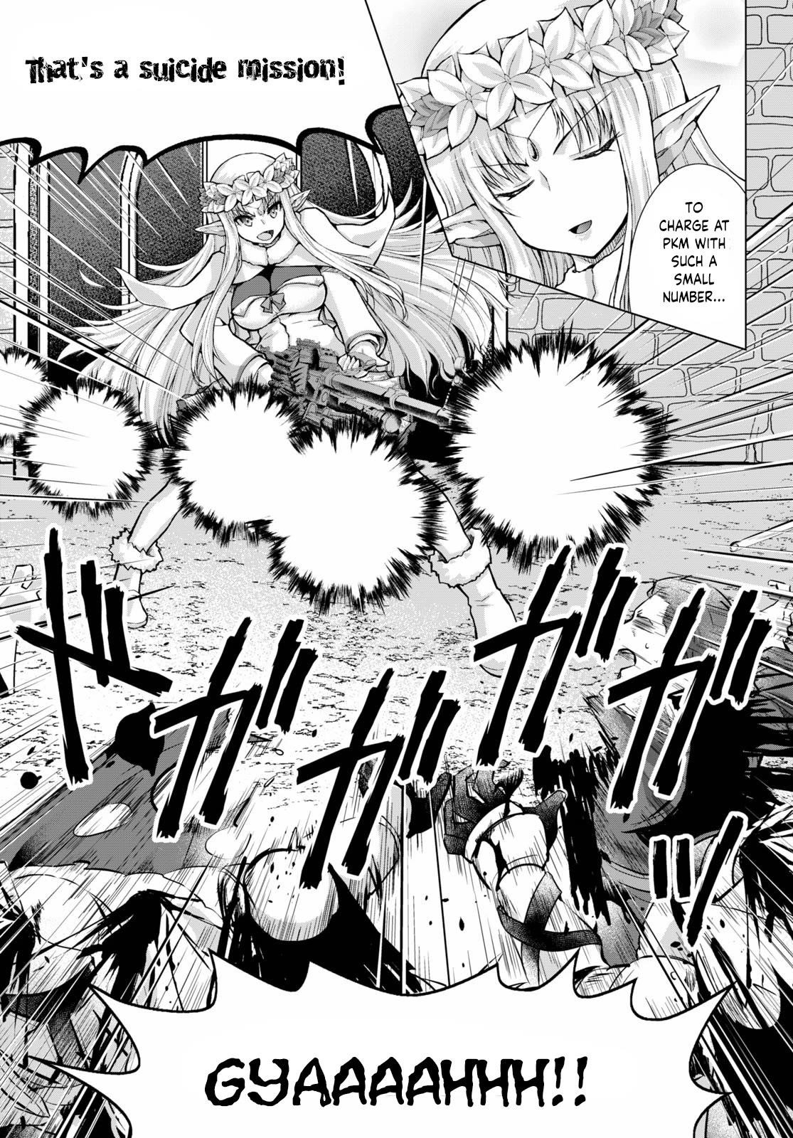 Gunota Ga Mahou Sekai Ni Tensei Shitara, Gendai Heiki De Guntai Harem O Tsukucchaimashita!? Chapter 65 - Page 15