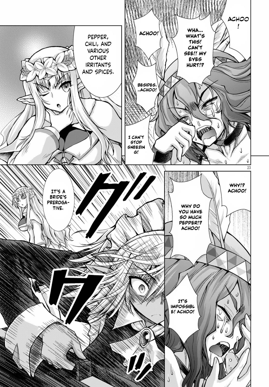 Gunota Ga Mahou Sekai Ni Tensei Shitara, Gendai Heiki De Guntai Harem O Tsukucchaimashita!? Chapter 66 - Page 23