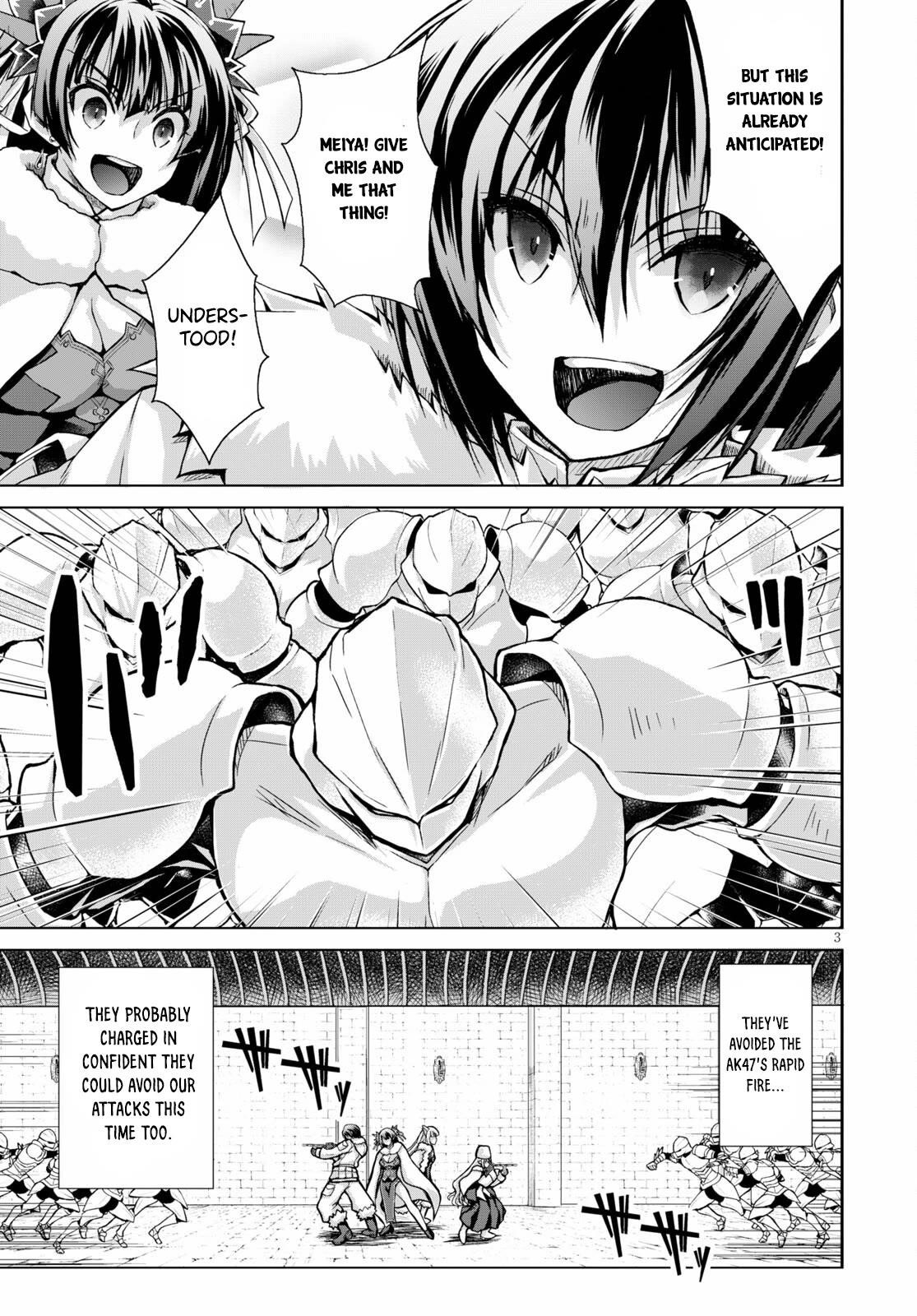 Gunota Ga Mahou Sekai Ni Tensei Shitara, Gendai Heiki De Guntai Harem O Tsukucchaimashita!? Chapter 67 - Page 3