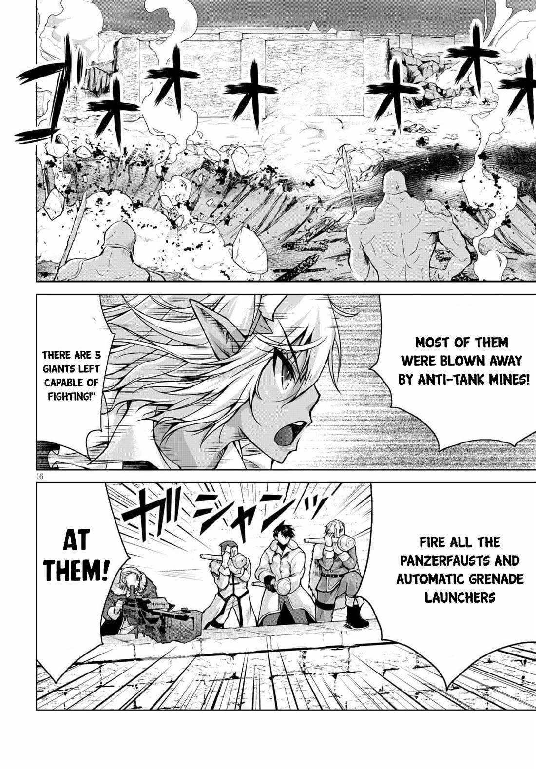 Gunota Ga Mahou Sekai Ni Tensei Shitara, Gendai Heiki De Guntai Harem O Tsukucchaimashita!? Chapter 70 - Page 16