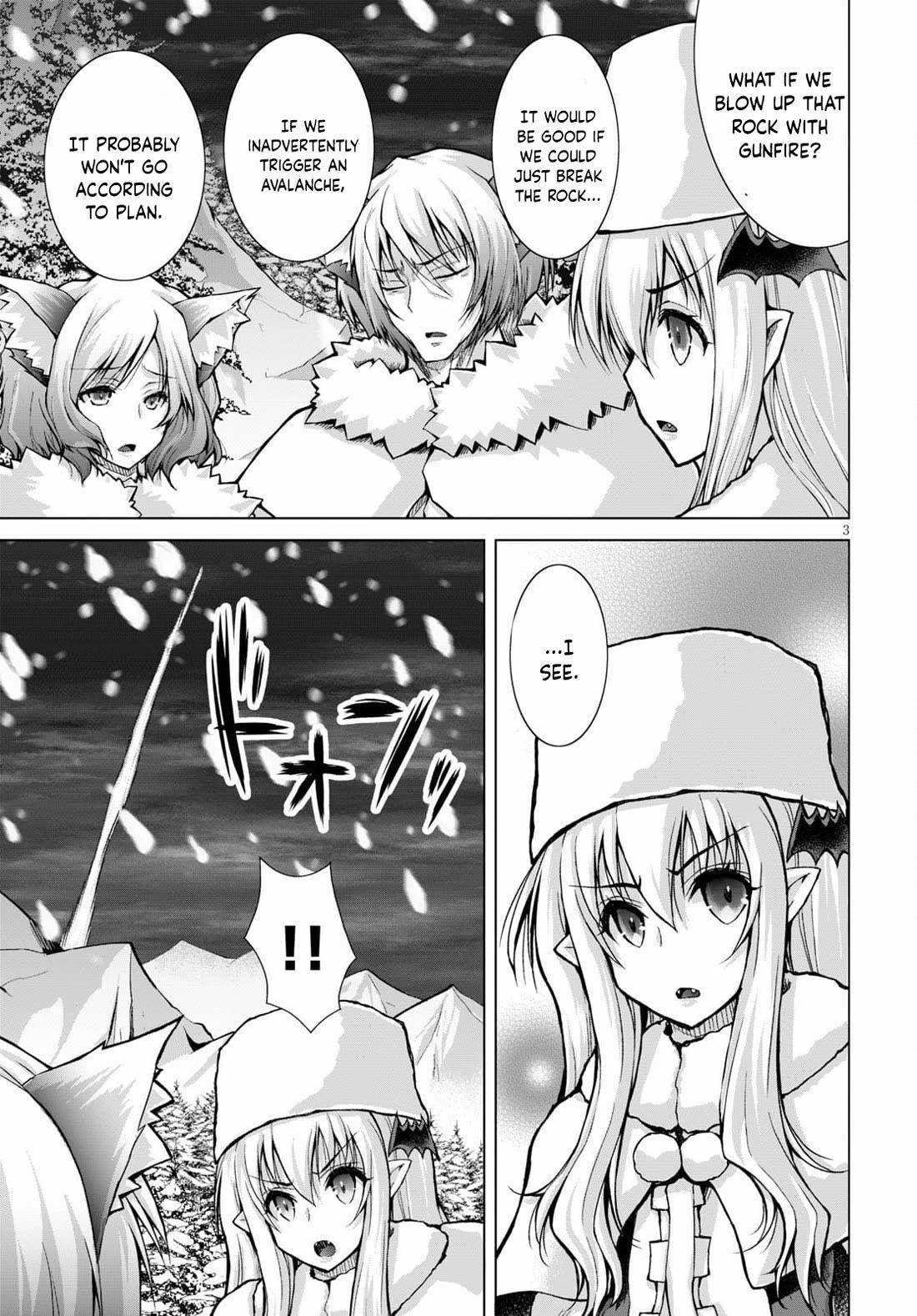 Gunota Ga Mahou Sekai Ni Tensei Shitara, Gendai Heiki De Guntai Harem O Tsukucchaimashita!? Chapter 71 - Page 3