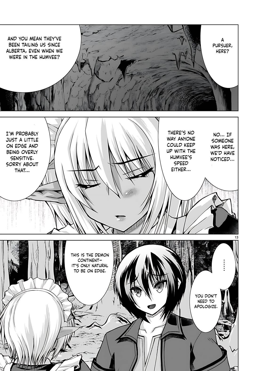 Gunota Ga Mahou Sekai Ni Tensei Shitara, Gendai Heiki De Guntai Harem O Tsukucchaimashita!? Chapter 76 - Page 17