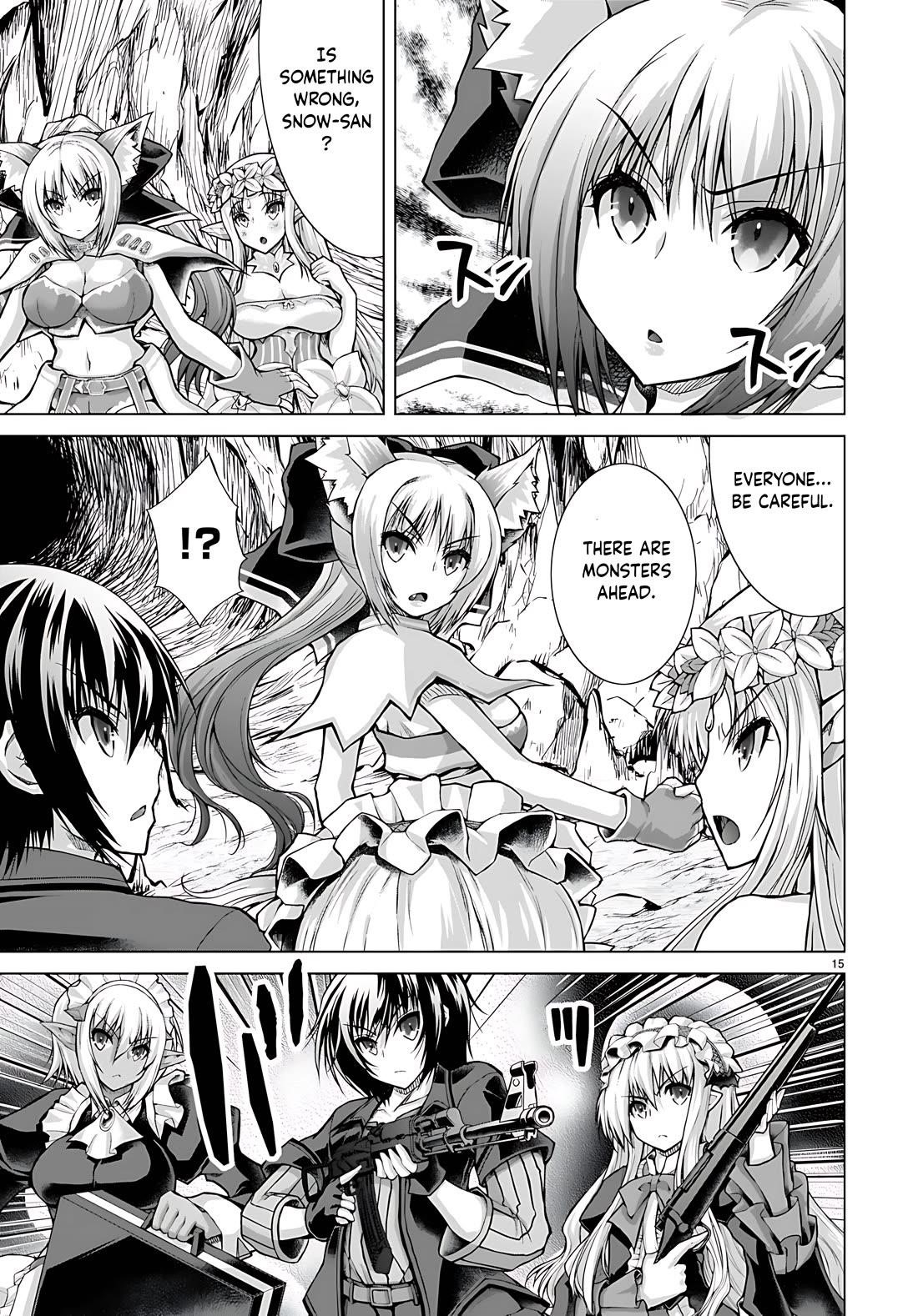 Gunota Ga Mahou Sekai Ni Tensei Shitara, Gendai Heiki De Guntai Harem O Tsukucchaimashita!? Chapter 76 - Page 19