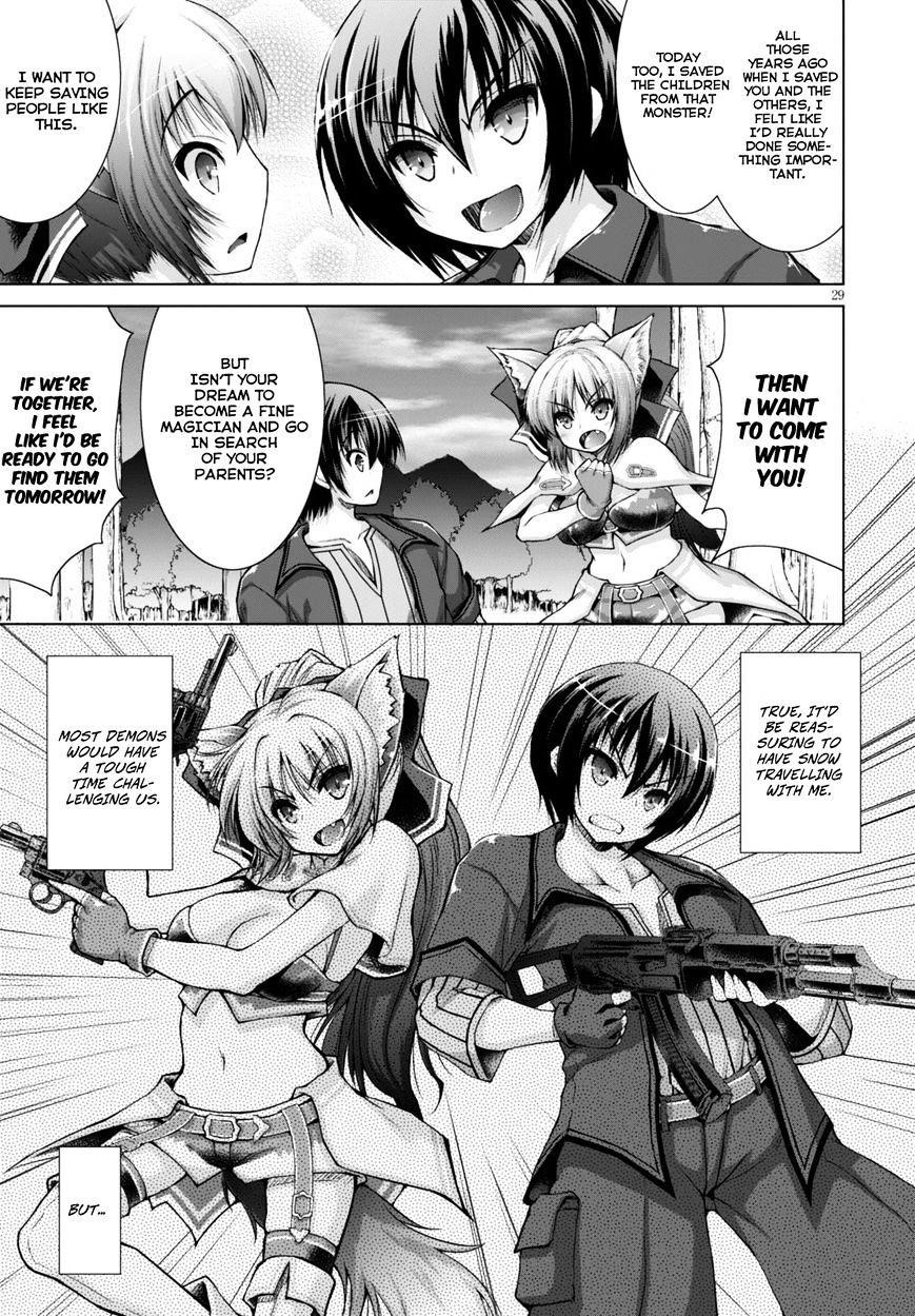 Gunota Ga Mahou Sekai Ni Tensei Shitara, Gendai Heiki De Guntai Harem O Tsukucchaimashita!? Chapter 9 - Page 28