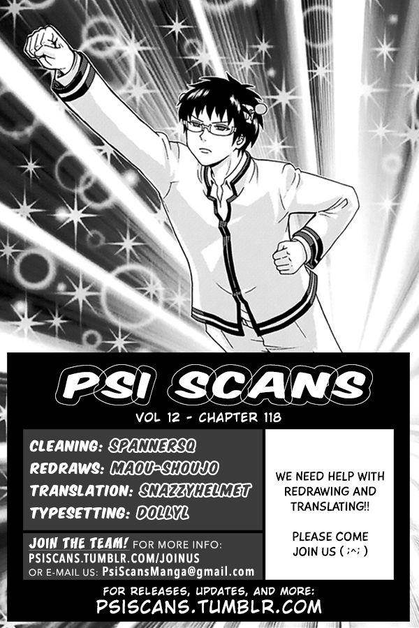 Saiki Kusuo No Sainan Chapter 118 - Page 3