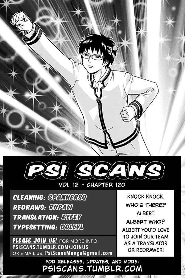 Saiki Kusuo No Sainan Chapter 120 - Page 1
