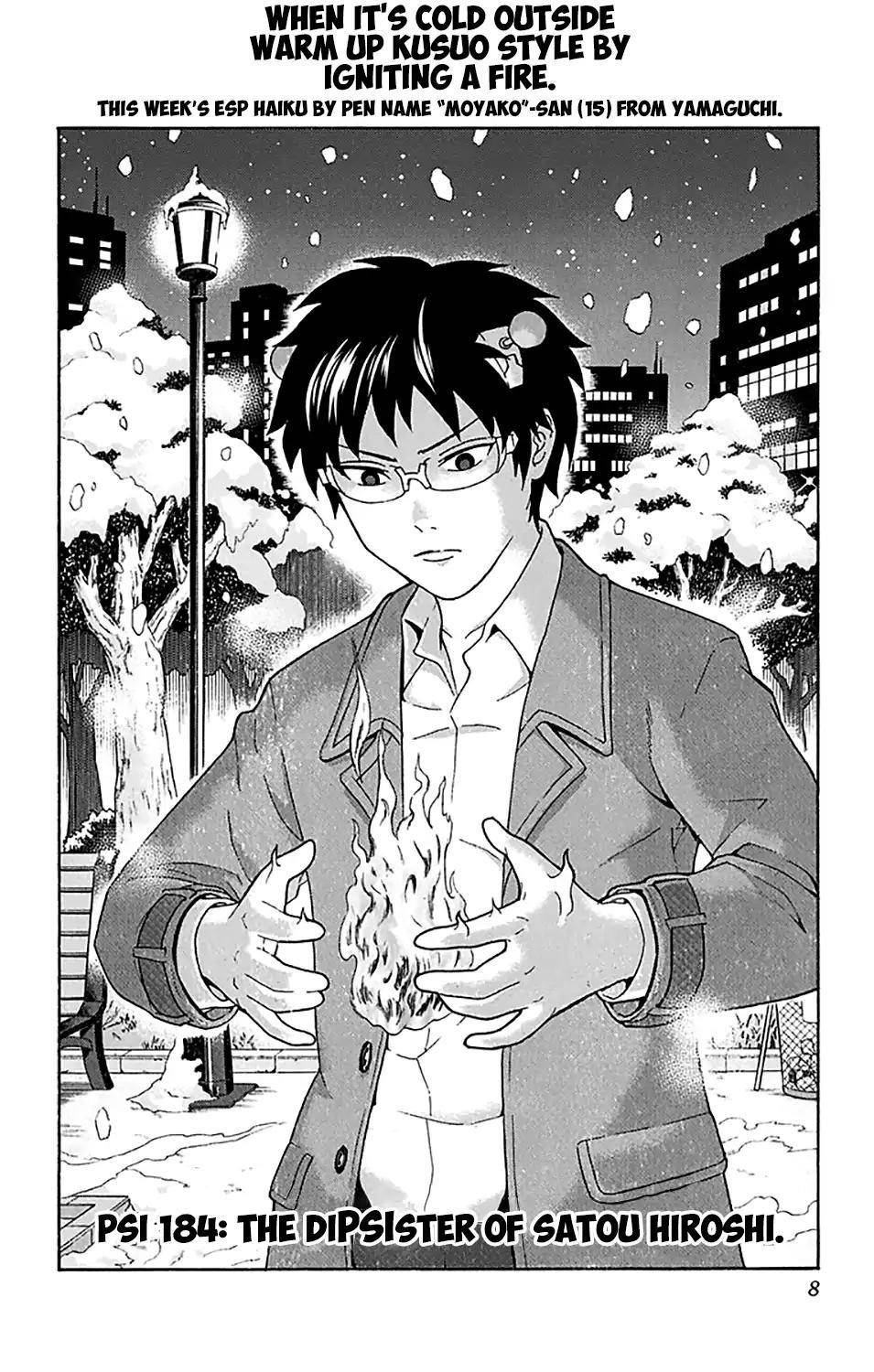 Saiki Kusuo No Sainan Chapter 184 - Page 10