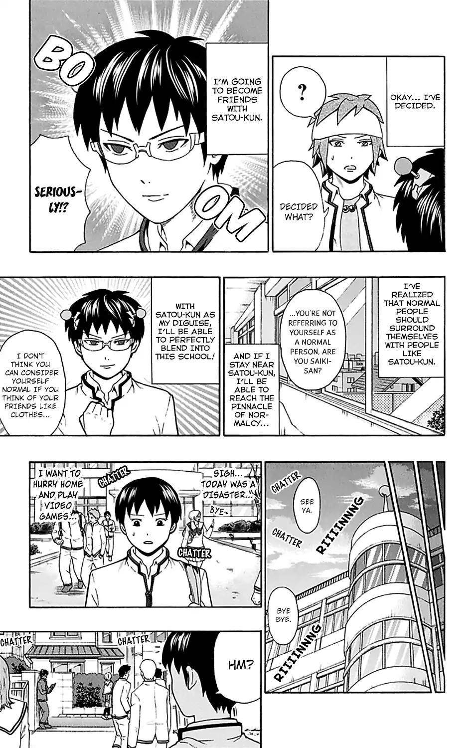 Saiki Kusuo No Sainan Chapter 184 - Page 21