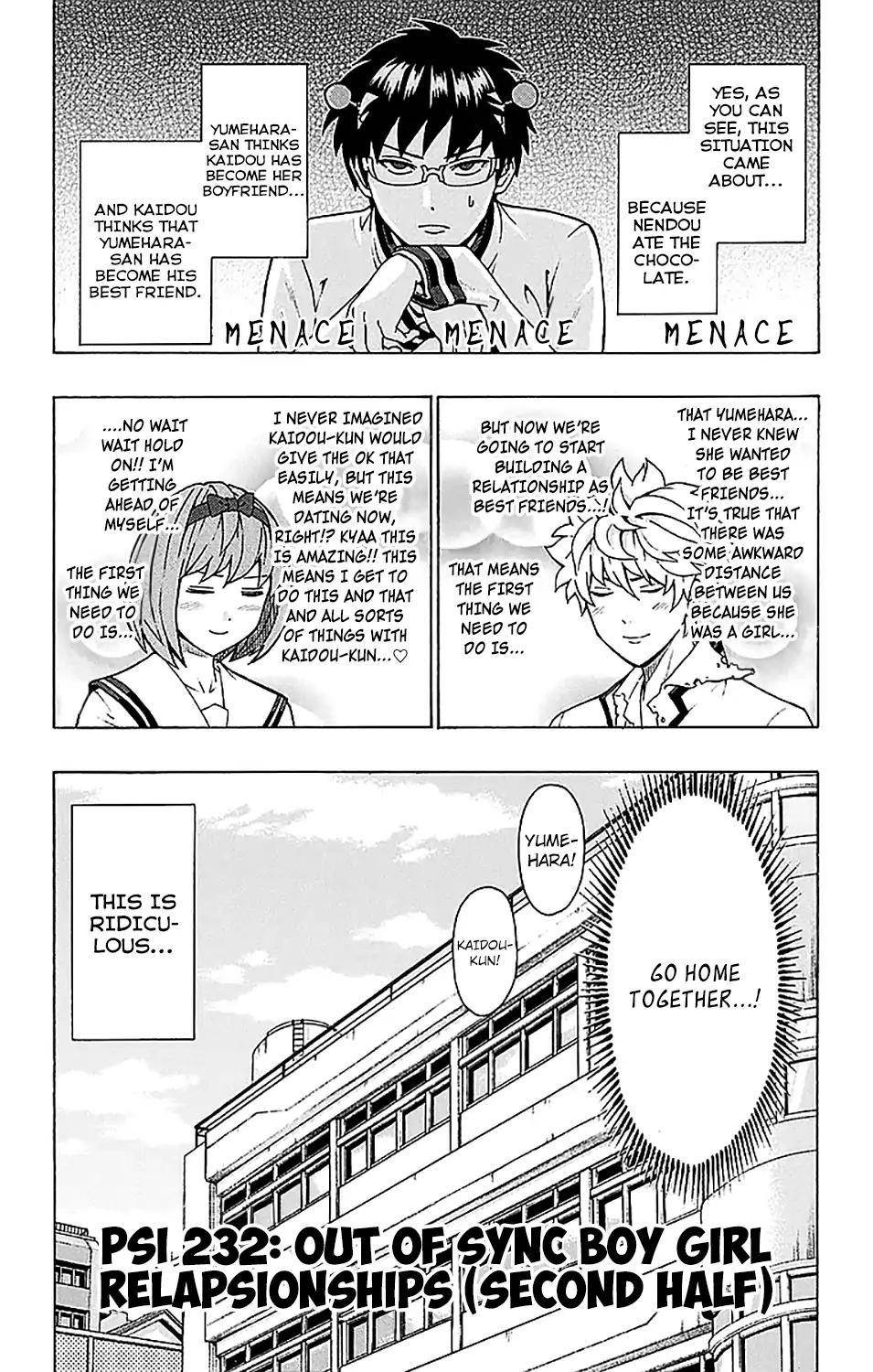 Saiki Kusuo No Sainan Chapter 232 - Page 5