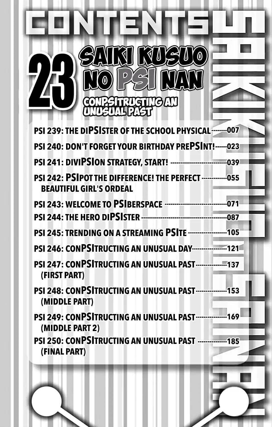Saiki Kusuo No Sainan Chapter 239 - Page 8
