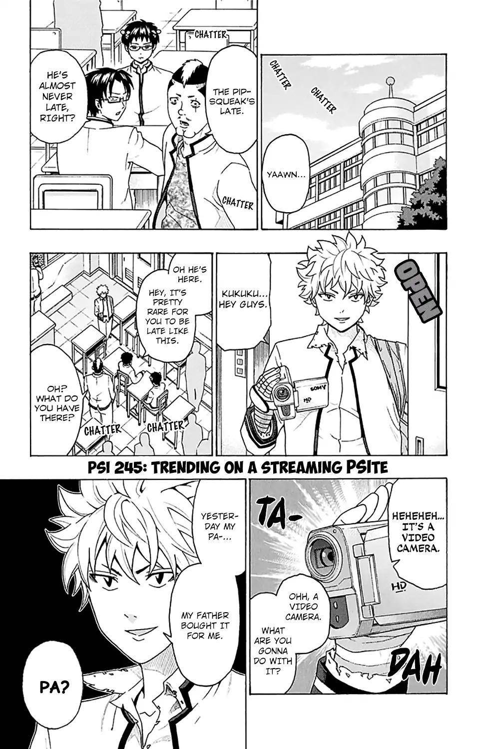 Saiki Kusuo No Sainan Chapter 245 - Page 2