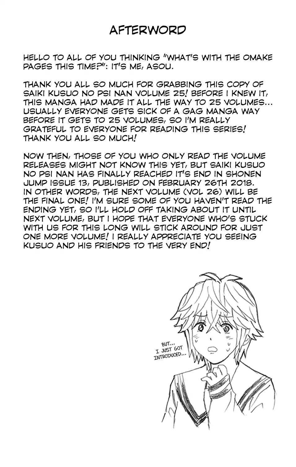 Saiki Kusuo No Sainan Chapter 272.5 - Page 18