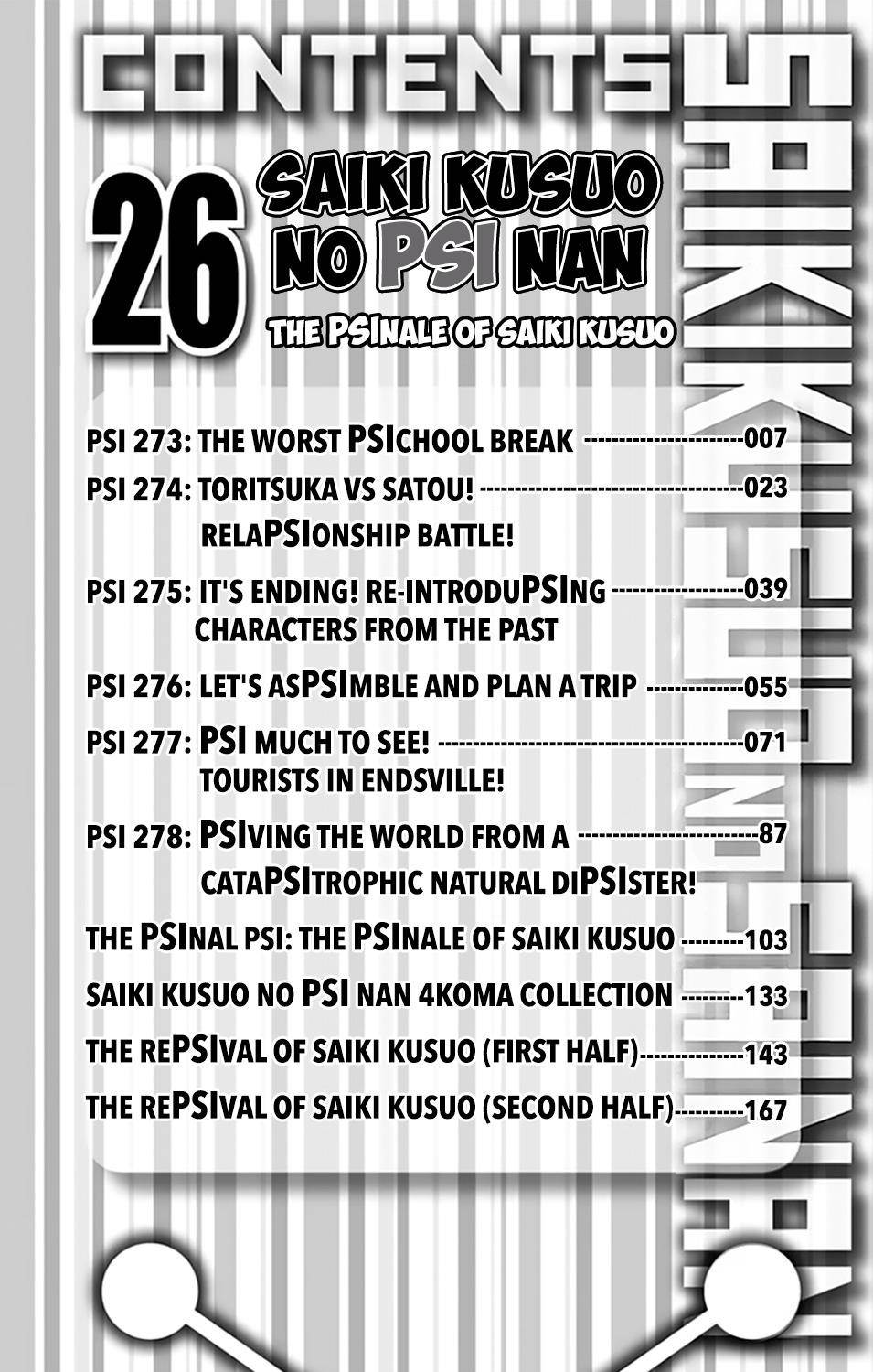 Saiki Kusuo No Sainan Chapter 273 - Page 8