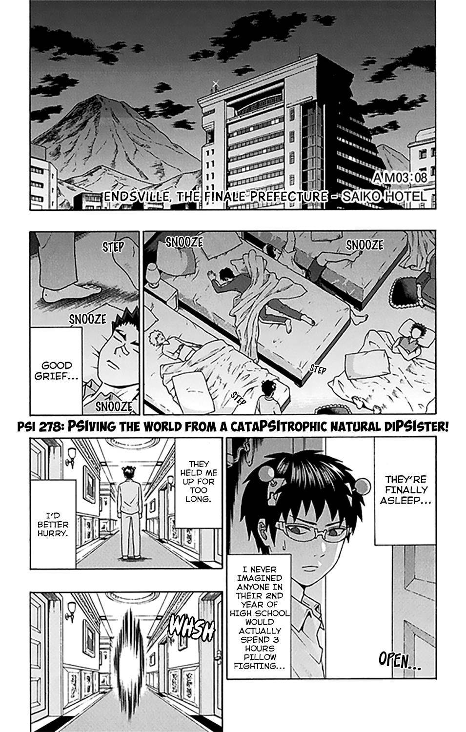 Saiki Kusuo No Sainan Chapter 278 - Page 2