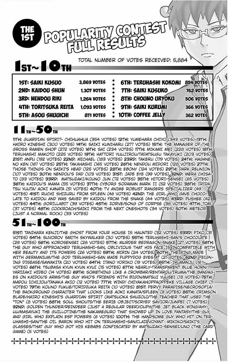 Saiki Kusuo No Sainan Chapter 73 - Page 19