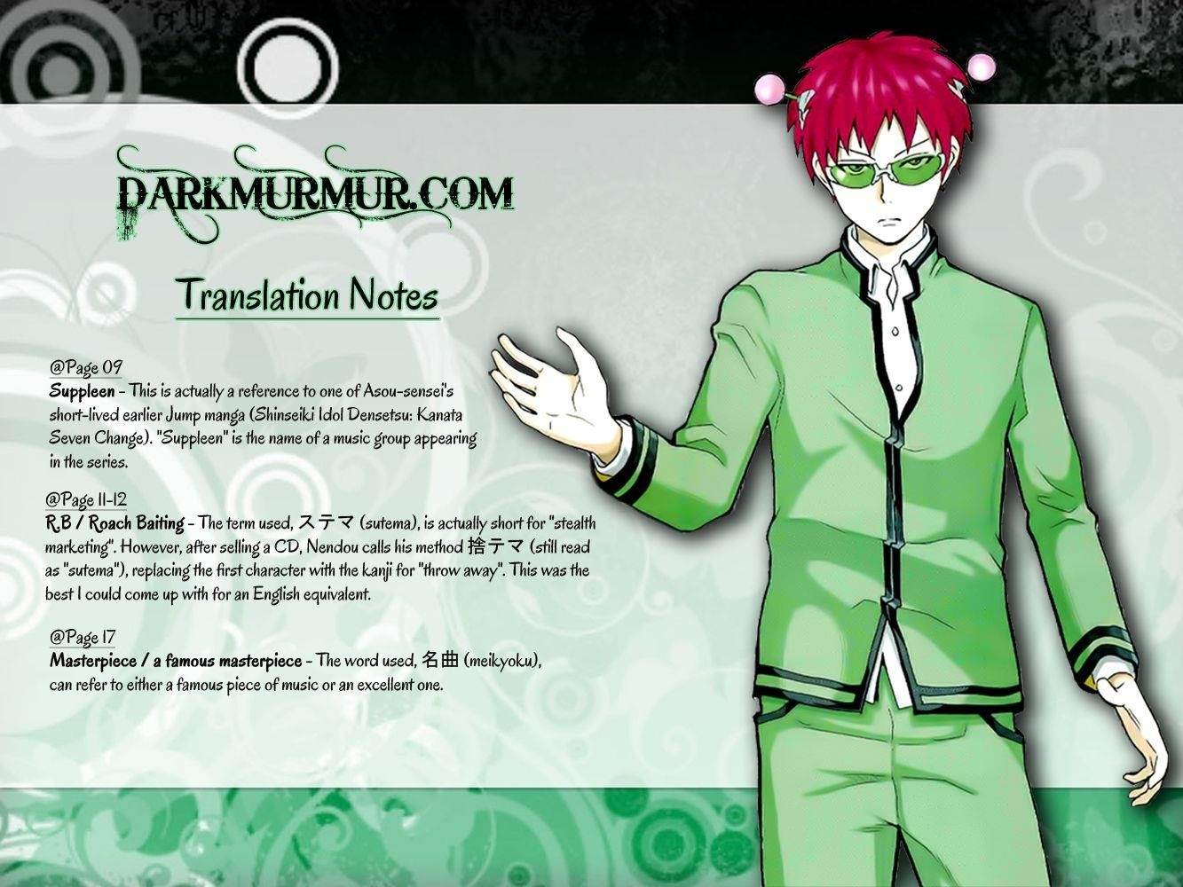 Saiki Kusuo No Sainan Chapter 8 - Page 1